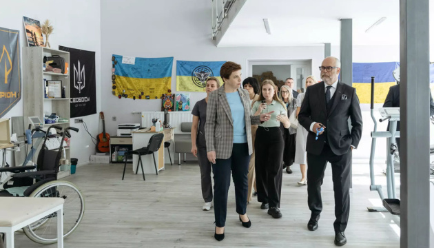  Президент Естонії відвідав реабілітаційний центр МВС на Київщині 