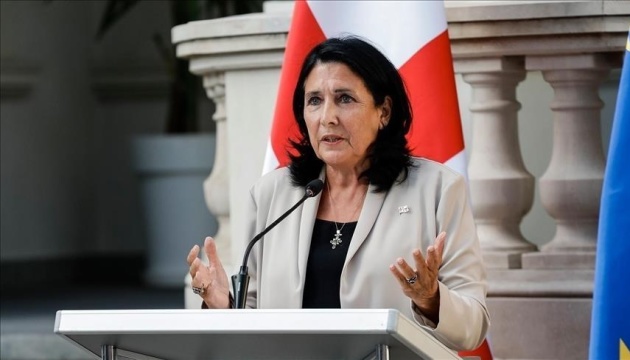  Зурабішвілі виступила в Європарламенті: ЄС не може дозволити собі програш у Грузії 
