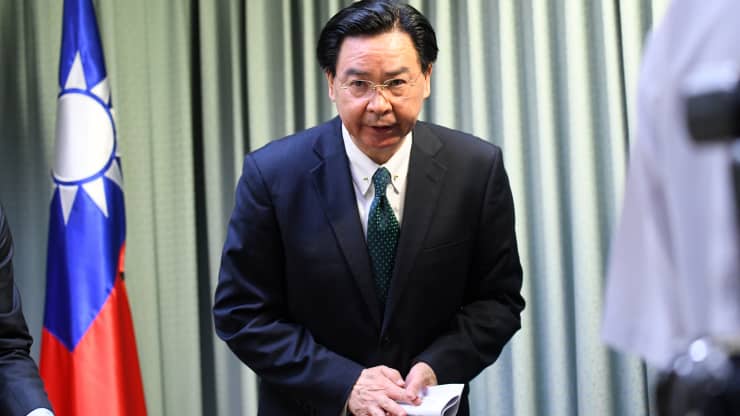  Taiwanese foreign minister says China drills part of a game-plan for invasion 