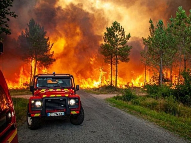  Heatwave engulfs much of Europe as wildfires rage 