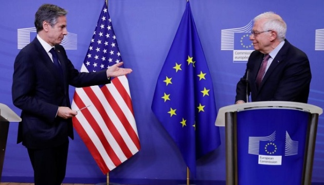  Блінкен і Боррель обговорили спільні дії США та Євросоюзу на підтримку України 